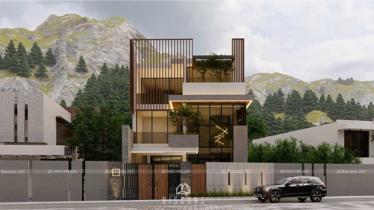 Biệt thự hiện đại 3 tầng 100m2