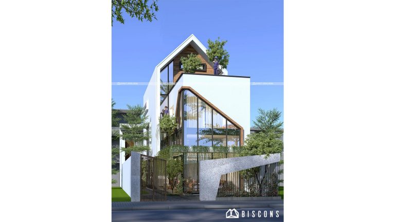 thiết kế nhà phố 3 tầng