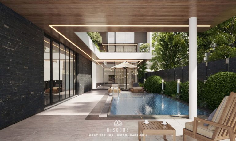 Biệt thự sân vườn 500m2