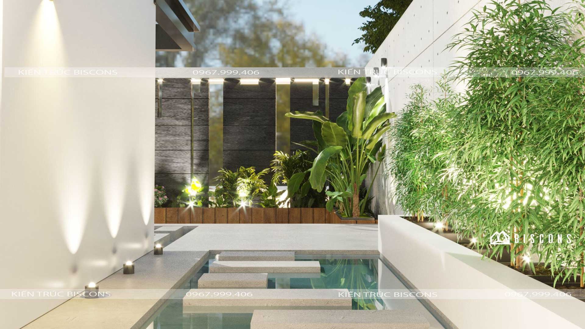 tường rào biệt thự hiện đại