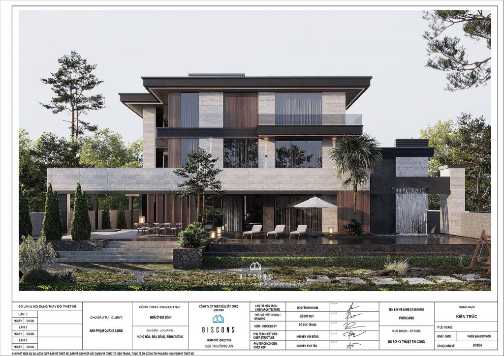 Hồ sơ thiết kế kĩ thuật thi công
