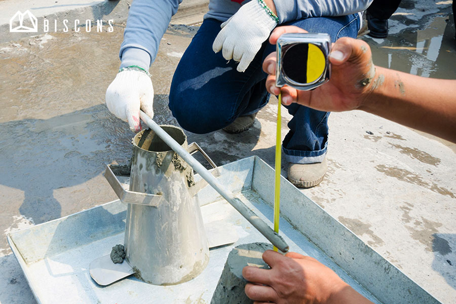 Công thức tính độ sụt của bê tông